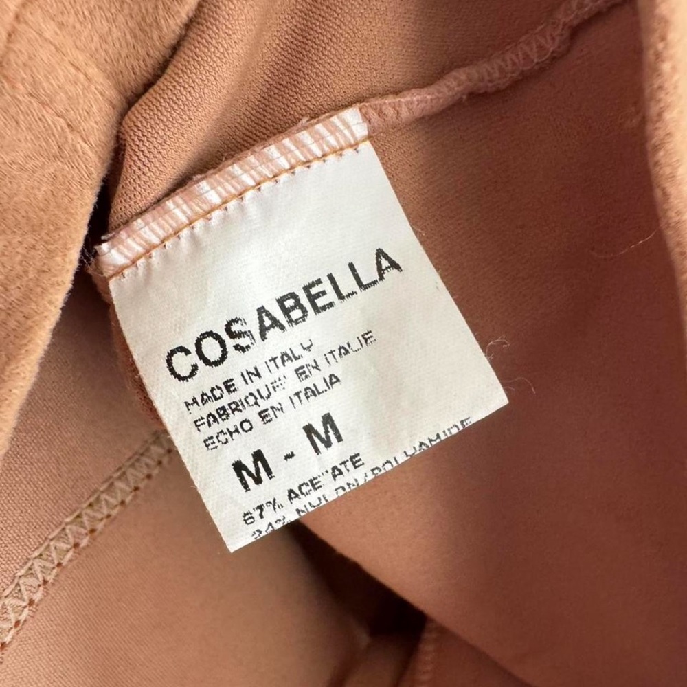 Vintage y2k Cosabella tank top faux suede western festival medium Italy - Picture 5 of 6